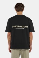 Pegador Colne Logo Oversized Tee Washed Black PGDR-2165-002/672 - Image 2