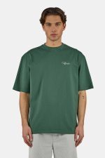 PEGADOR PIKE OVERSIZED TEE WASHED SOLID GREEN WARM WHITE PGDR-6131-665/539