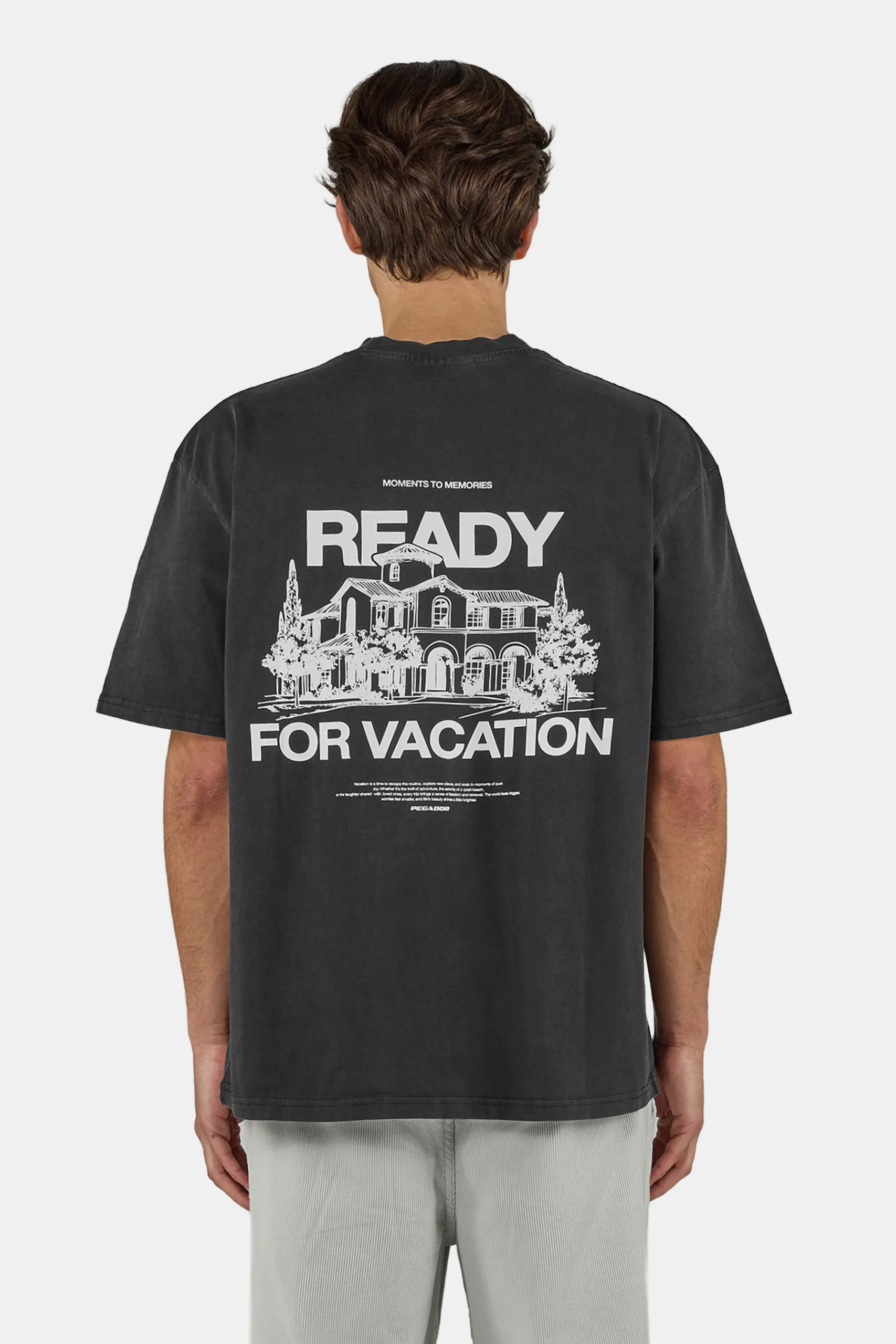 PEGADOR BOVEC OVERSIZED TEE VINTAGE BLACK PGDR-6820-065 - Image 2