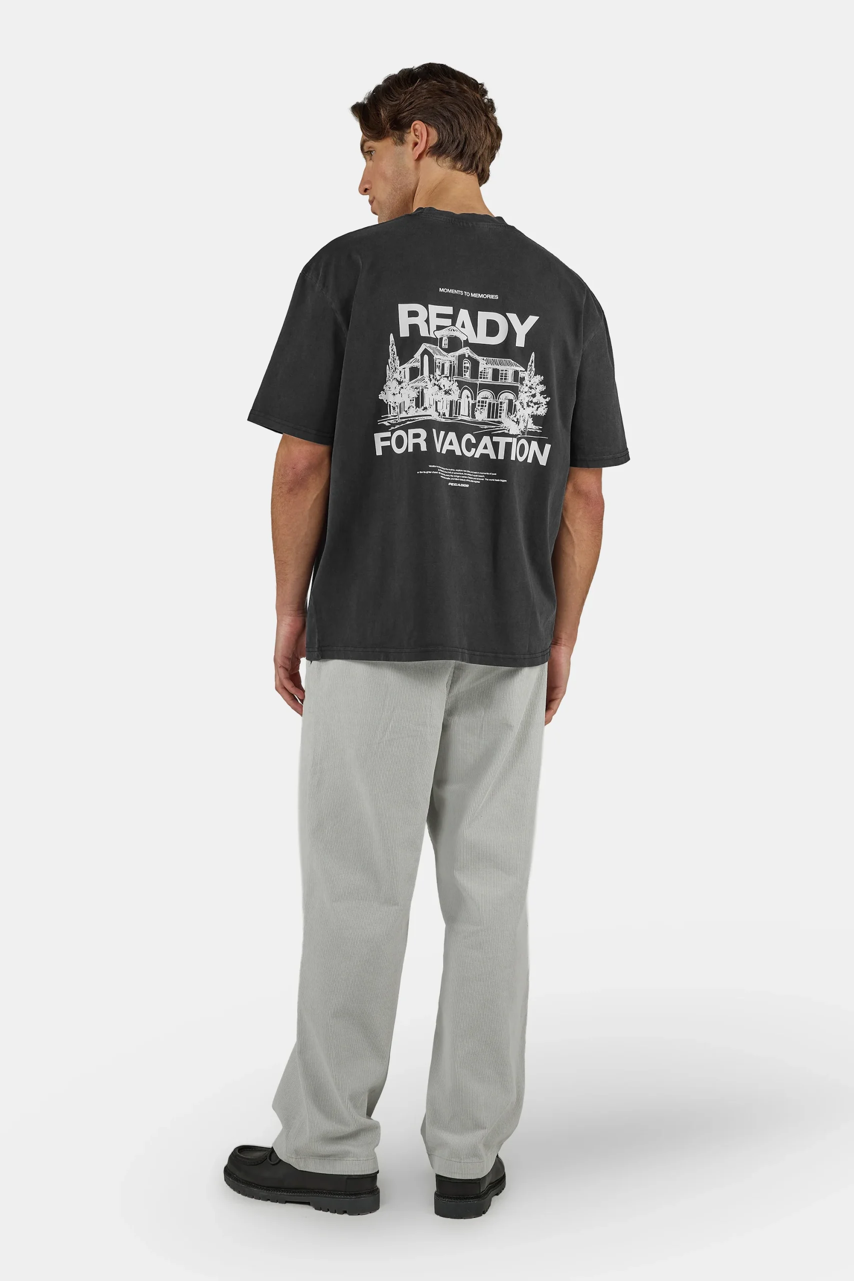 PEGADOR BOVEC OVERSIZED TEE VINTAGE BLACK PGDR-6820-065 - Image 4