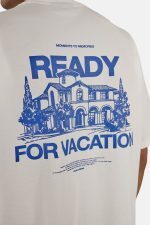 PEGADOR BOVEC OVERSIZED TEE WASHED WARM WHITE PGDR-6820-551 - Image 2