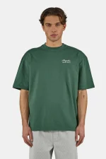 PEGADOR MORCOTE OVERSIZED TEE WASHED SOLID GREEN PGDR-6832-665