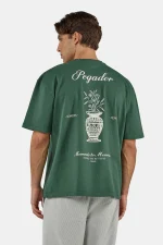 PEGADOR MORCOTE OVERSIZED TEE WASHED SOLID GREEN PGDR-6832-665 - Image 4