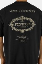 PEGADOR REINE OVERSIZED TEE WASHED BLACK PGDR-6841-002 - Image 2