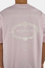 PEGADOR REINE OVERSIZED TEE WASHED POWDER PINK PGDR-6841-671 - Image 2