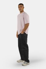 PEGADOR REINE OVERSIZED TEE WASHED POWDER PINK PGDR-6841-671 - Image 5