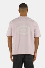 PEGADOR REINE OVERSIZED TEE WASHED POWDER PINK PGDR-6841-671 - Image 4