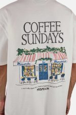 PEGADOR STEGE OVERSIZED TEE WHITE BLACK PGDR-6858-551 - Image 2