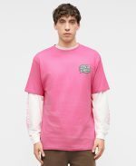 Santa Cruz Vertigo Dot T-Shirt Electric Pink SCA-TEE-13335