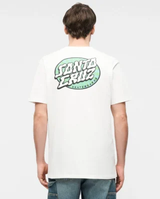 Santa Cruz Vertigo Dot T-Shirt White SCA-TEE-13341 - SANTA CRUZ