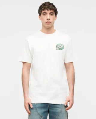Santa Cruz Vertigo Dot T-Shirt White SCA-TEE-13341