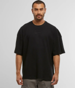 KARL KANI SIGNATURE WAFFLE T-SHIRT BLACK KM261-019-1