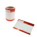 Dope Cans Sticker Hello My Name Is 100 pcs - Red Metallic 12 x 8 cm