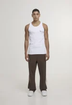 KARL KANI SIGNATURE RIB TANK TOP WHITE KM261-001-1 - Image 3