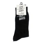 Mr Serious Cops Can't Dance Socks - Black SIze EU 43-46