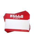 Mr. Serious Hello my name is Sticker - 50 pack 11.5 x 8.5 x 1.5 cm - Image 2