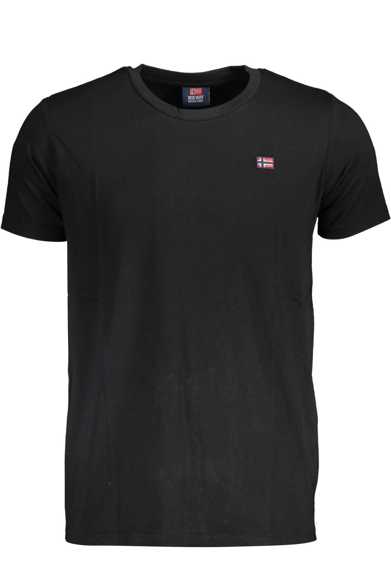norway1963t-shirtmanichecorteuomonero_1 NORWAY 1963 MEN'S SHORT SLEEVE T-SHIRT BLACK - Image 1
