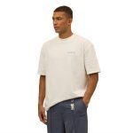 PEGADOR RAVELLO OVERSIZED TEE WASHED WARM WHITE 6838-551