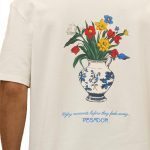 PEGADOR RAVELLO OVERSIZED TEE WASHED WARM WHITE 6838-551 - Image 3