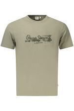 PEPE JEANS MEN'S SHORT-SLEEVED T-SHIRT GREEN