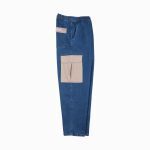 Bee Unusual Buggy Cargo Jeans Washed Dark Blue AB-256022 - Image 5