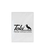Toki Cracker Eggshell White Sticker - 50 pieces 11 × 8 cm