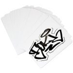 Toki Cracker Eggshell White Sticker - 50 pieces 11 × 8 cm - Image 3
