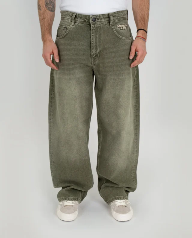 X-TRA MONSTER DYE DENIM WASHED GREEN 01PA1088 - HOMEBOY