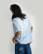Homeboy Oldschool Tee Light Blue 01TS3011-31 - Image 2