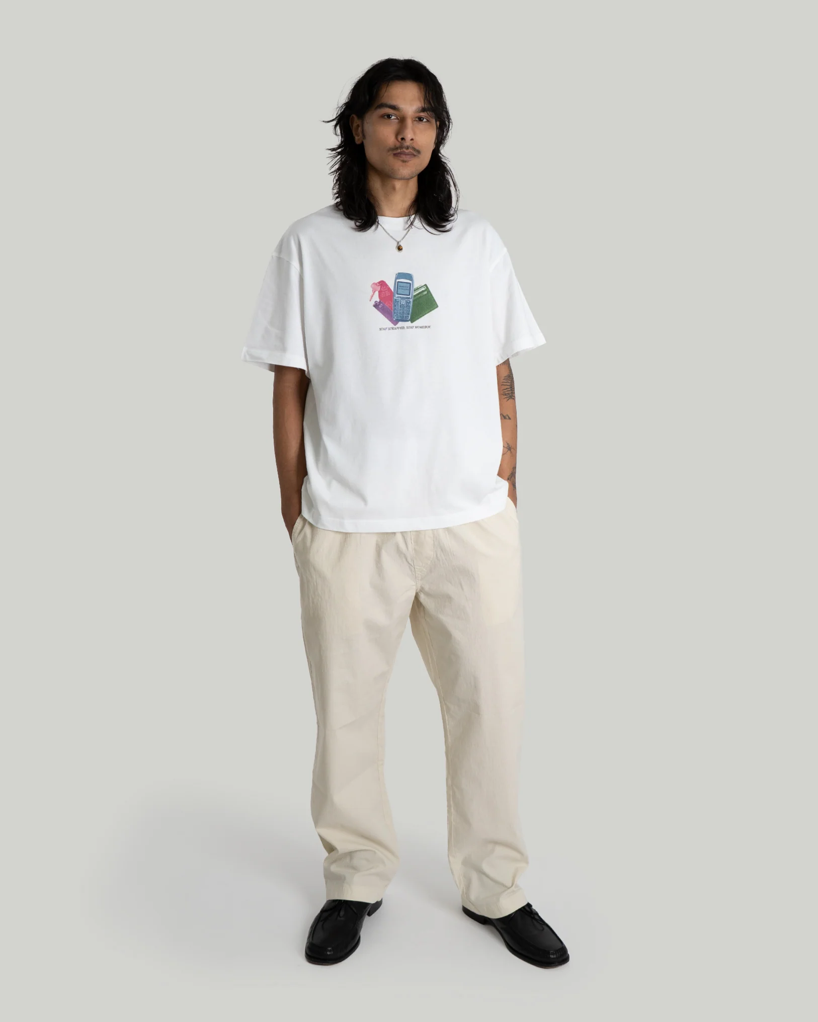 Homeboy Essentials Tee White 01TS3085-11 - Image 4