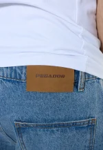 PEGADOR BOSTIC JEANS SHORTS WASHED BLUE PGDR-5000-012 - Image 2