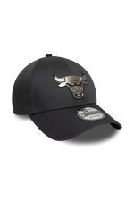 New Era Chicago Bulls NBA Metallic Charcoal 9FORTY Cap 60771847 - Image 3