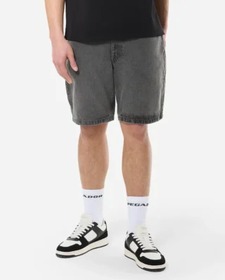 PEGADOR BOSTIC JEANS SHORTS WASHED GREY PGDR-5000-074