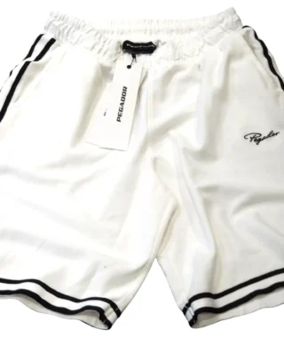PEGADOR SIGNAR PIQUE BASKETBALL SHORTS WARM WHITE PGDR-6846-539