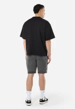 PEGADOR BOSTIC JEANS SHORTS WASHED GREY PGDR-5000-074 - Image 4