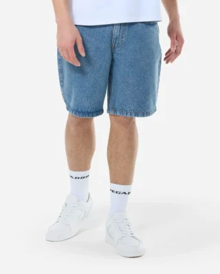PEGADOR BOSTIC JEANS SHORTS WASHED BLUE PGDR-5000-012