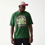 New Era New Era Pear Fruit Graphic Dark Green Oversized T-Shirt 60771556