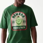 New Era New Era Pear Fruit Graphic Dark Green Oversized T-Shirt 60771556 - Image 2