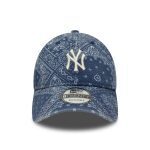 New Era MLB Washed Paisley New York Yankees Navy 9TWENTY Adjustable Cap 60771823 - Image 5