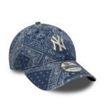 New Era MLB Washed Paisley New York Yankees Navy 9TWENTY Adjustable Cap 60771823 - Image 3