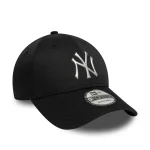 New Era New York Yankees MLB Metallic Black 9FORTY Cap 60771846 - Image 3