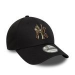 New Era New York Yankees MLB Outline Camo Black 9FORTY Cap 60771853 - Image 4