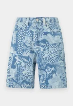 Santa Cruz Carpenter Big Shorts  Stonewash Collage SCA-SHR-5497 - Image 4