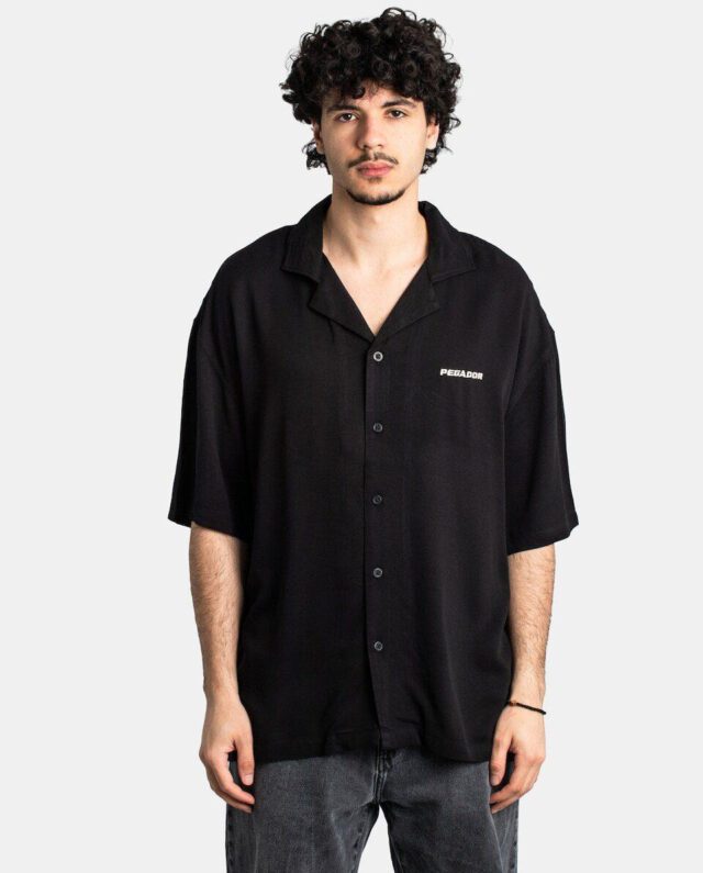 Pegador Logo Shortsleeve Shirt Black / Warm White PGDR-3246-001/539