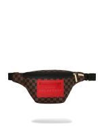 SPRAYGROUND RED REDEMPTION PYRAMID SAVVY CROSSBODY B8903 17.8 x 3.8 x 38.1cm