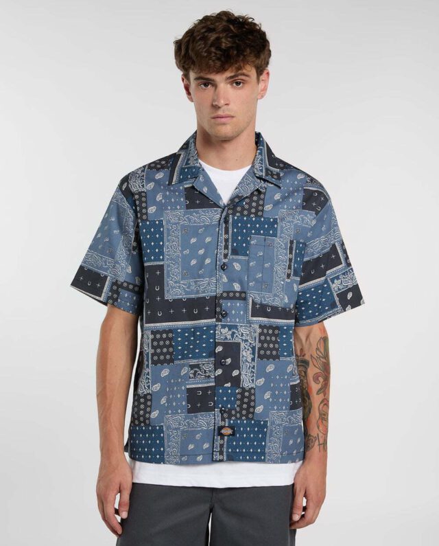 DICKIES GLANDORF SHIRT SS DARK NAVY DK0A889T0DN1