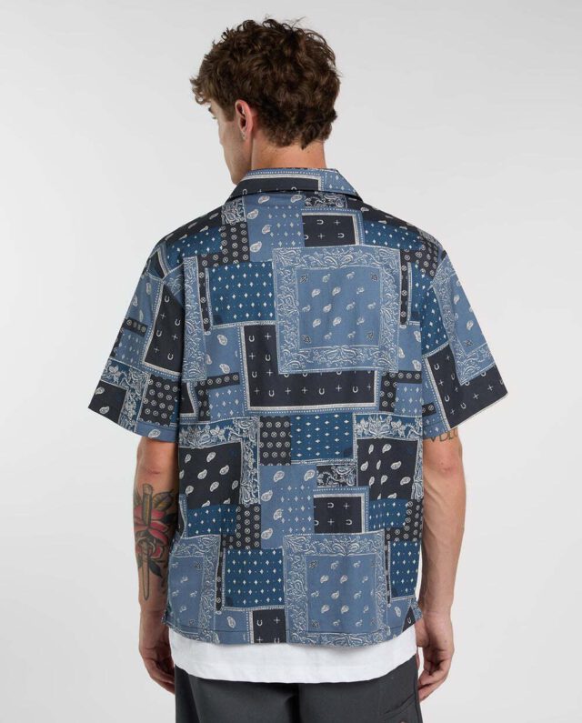 DICKIES GLANDORF SHIRT SS DARK NAVY DK0A889T0DN1 - DICKIES