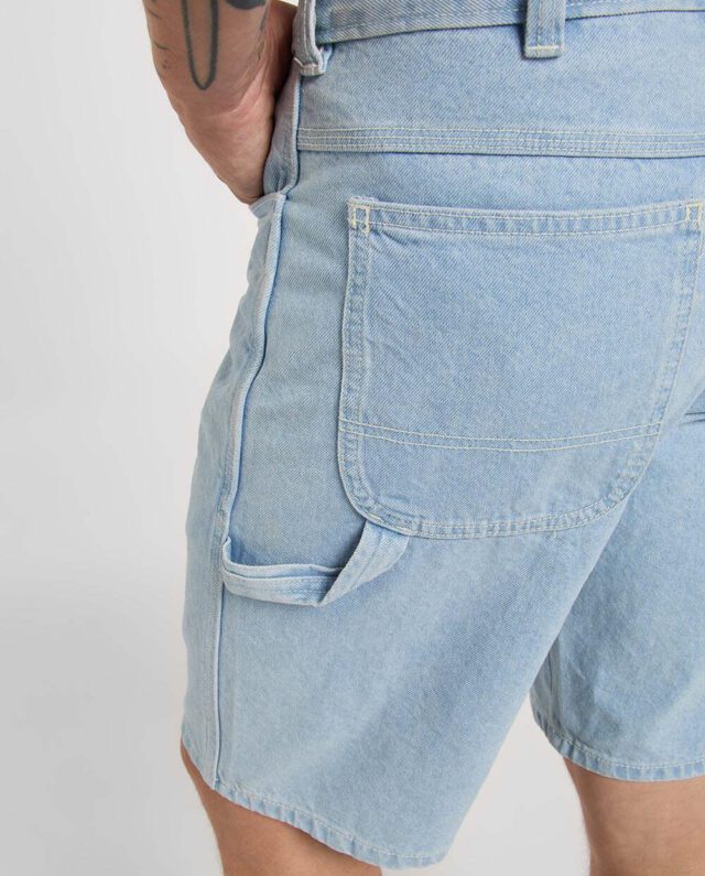 Dickies 993 11-Inch denim carpenter short Vintage Blue DK0A88FCC151 - DICKIES