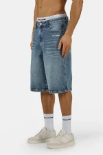 PEGADOR KOLAR JORTS SPRAYED WASHED BLUE PGDR-4901-633