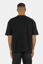 PEGADOR SIGNAR SLUB TERRY OVERSIZED TEE WASHED BLACK PGDR-6850-002 - Image 3